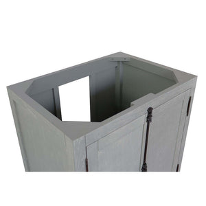 30" Single vanity in Gray Ash finish - cabinet only - 400100-GYA