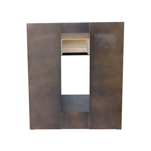30" Single vanity in Brown Ash finish - cabinet only - 400101-BA