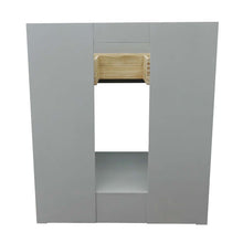 Load image into Gallery viewer, 31&quot; Single vanity in Gray Ash finish with White Quartz top and oval sink - 400101-GYA-WEO