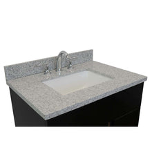 Load image into Gallery viewer, 31&quot; Single vanity in Silvery Brown finish with Gray granite top and rectangle sink - 400200-SB-GYR