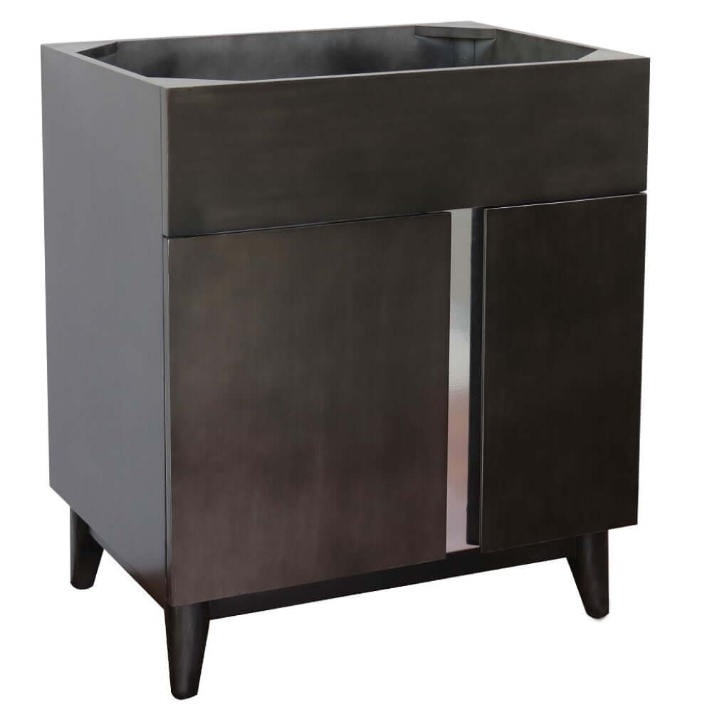 30" Single vanity in Silvery Brown finish - cabinet only - 400200-SB