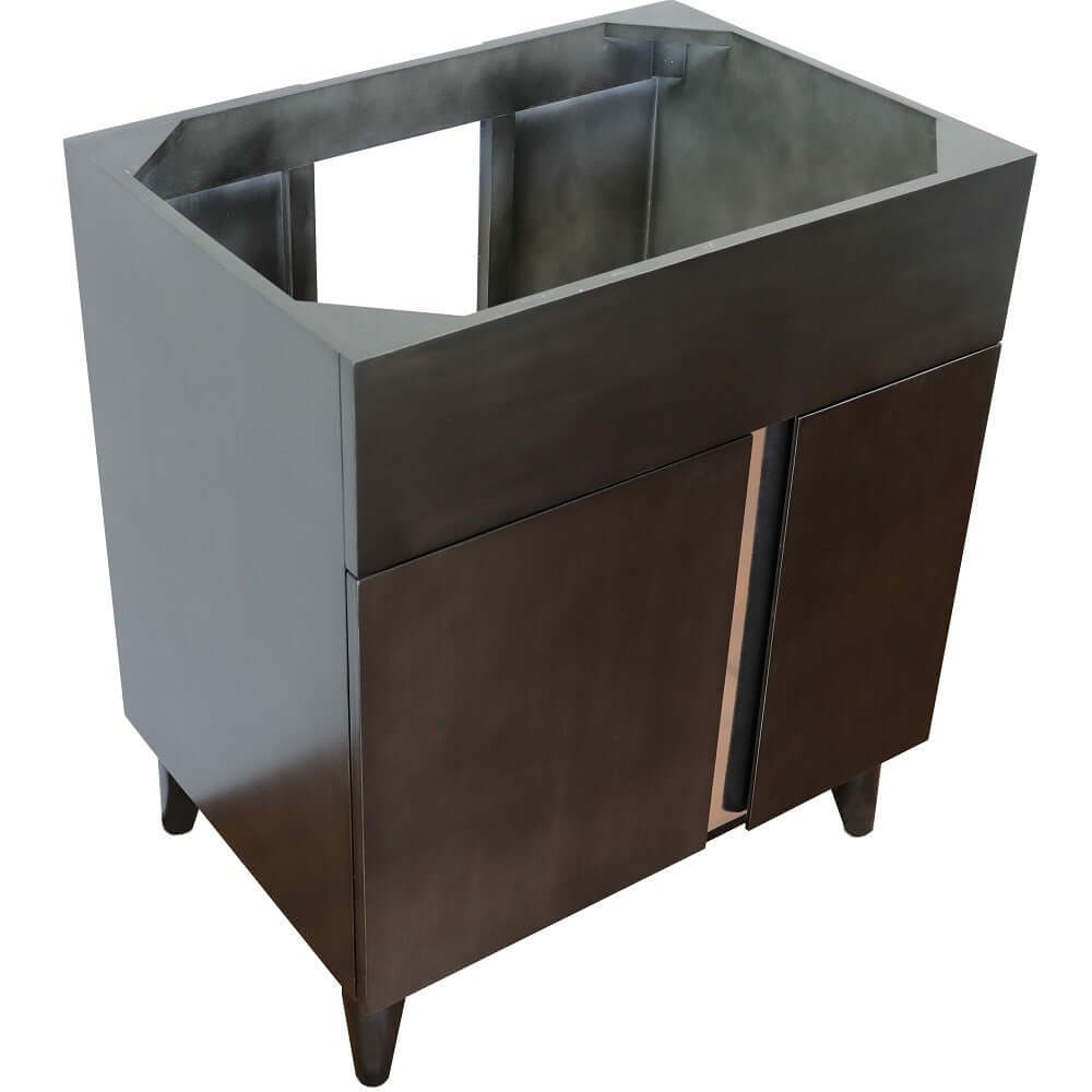 30" Single vanity in Silvery Brown finish - cabinet only - 400200-SB