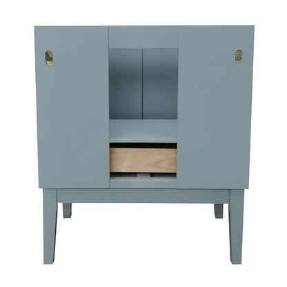 30" Single vanity in Aqua Blue finish - cabinet only - 400400-AB