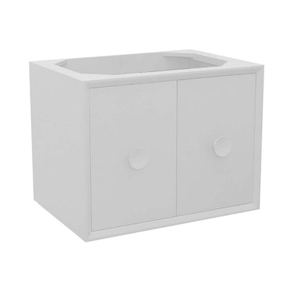 30" Single wall mount vanity in White finish - cabinet only - 400400-CAB-WH