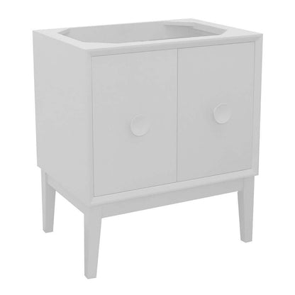 30" Single vanity in White finish - cabinet only - 400400-WH