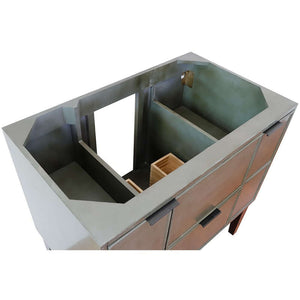 36" Single vanity in Linen Gray finish - cabinet only - 400501-LY