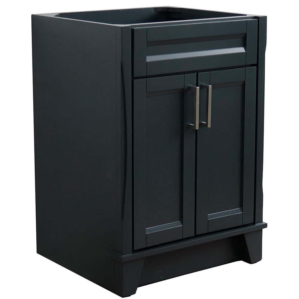 24" Single sink vanity in Dark Gray finish - cabinet only - 400700-24-DG