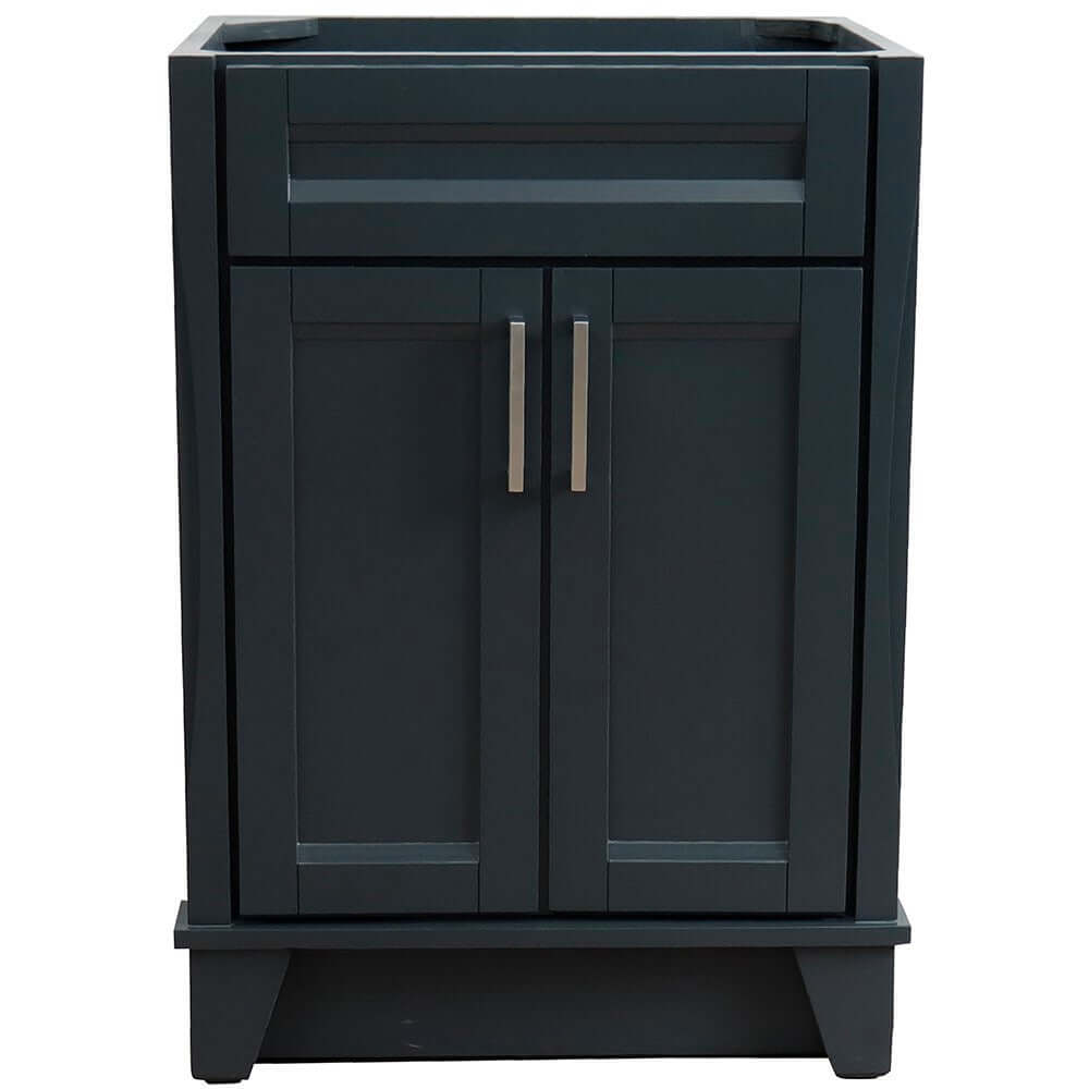 24" Single sink vanity in Dark Gray finish - cabinet only - 400700-24-DG