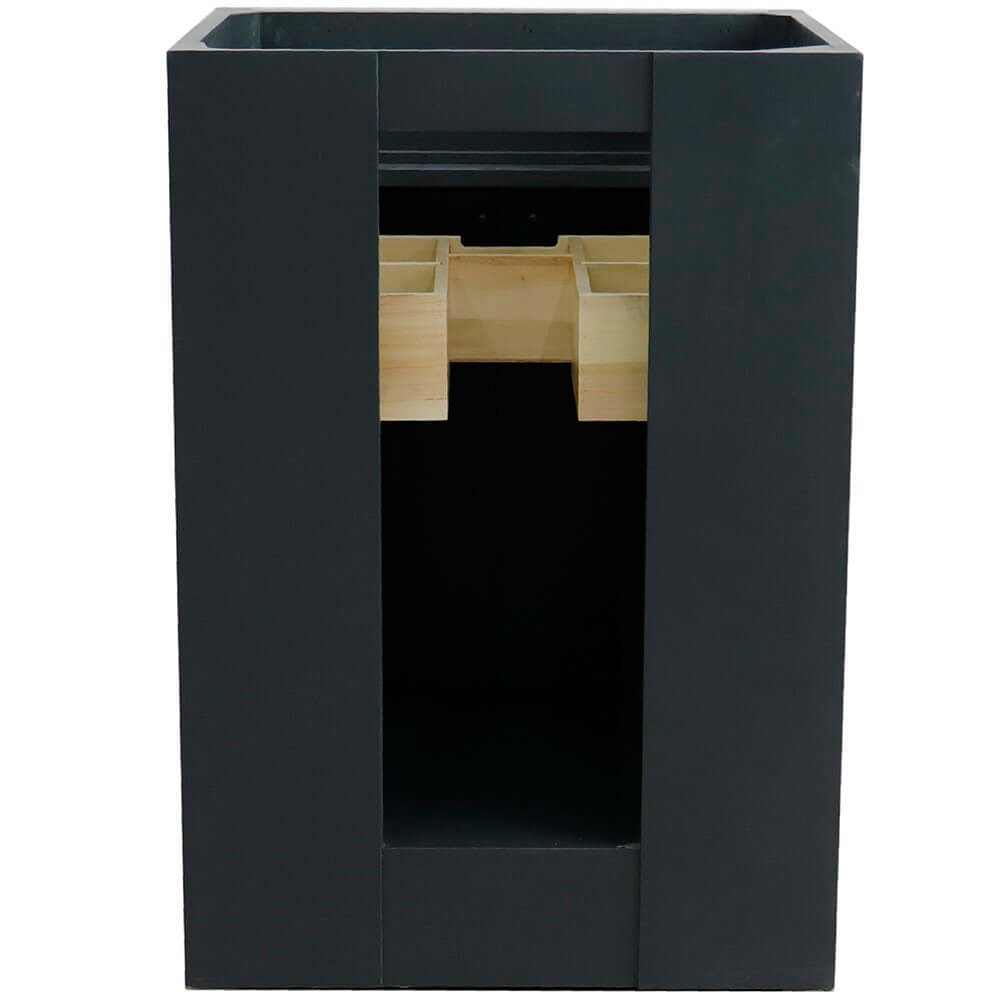 24" Single sink vanity in Dark Gray finish - cabinet only - 400700-24-DG