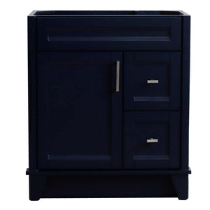 30" Single sink vanity in Blue finish - cabinet only - 400700-30-BU