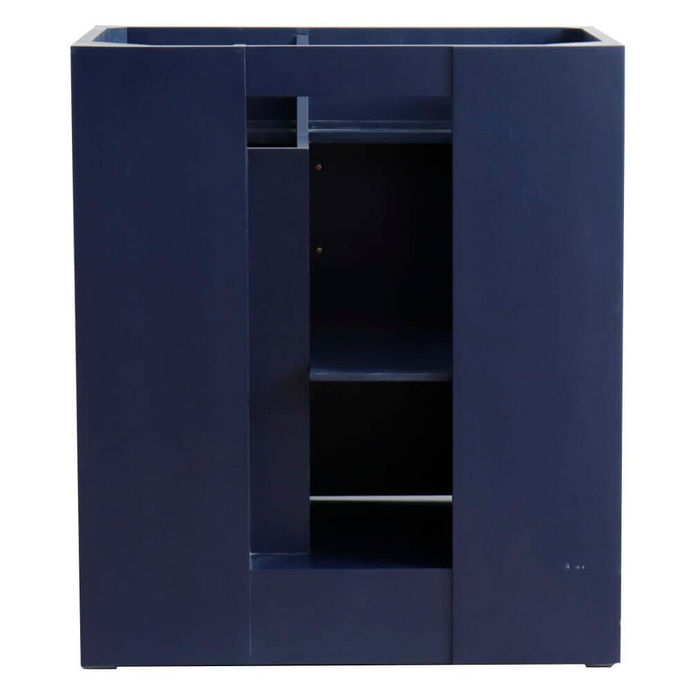 30" Single sink vanity in Blue finish - cabinet only - 400700-30-BU