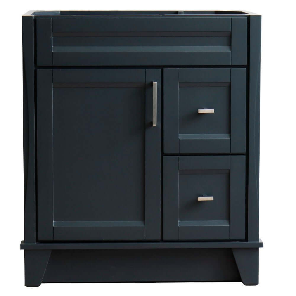 30" Single sink vanity in Dark Gray finish - cabinet only - 400700-30-DG