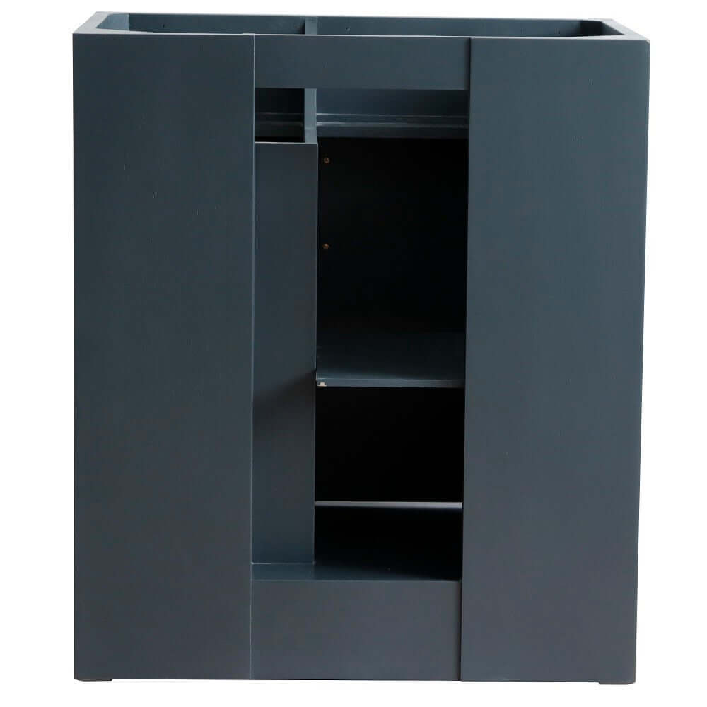 30" Single sink vanity in Dark Gray finish - cabinet only - 400700-30-DG