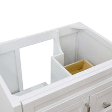 Load image into Gallery viewer, 30&quot; Single sink vanity in White finish- cabinet only - 400700-30-WH