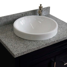 Load image into Gallery viewer, 31&quot; Single sink vanity in Blue finish with Gray granite with round sink - 400700-31-BU-GYRD