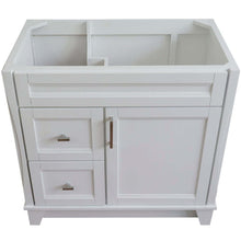 Load image into Gallery viewer, 36&quot; Single sink vanity in White finish- cabinet only - Right drawers - 400700-36R-WH