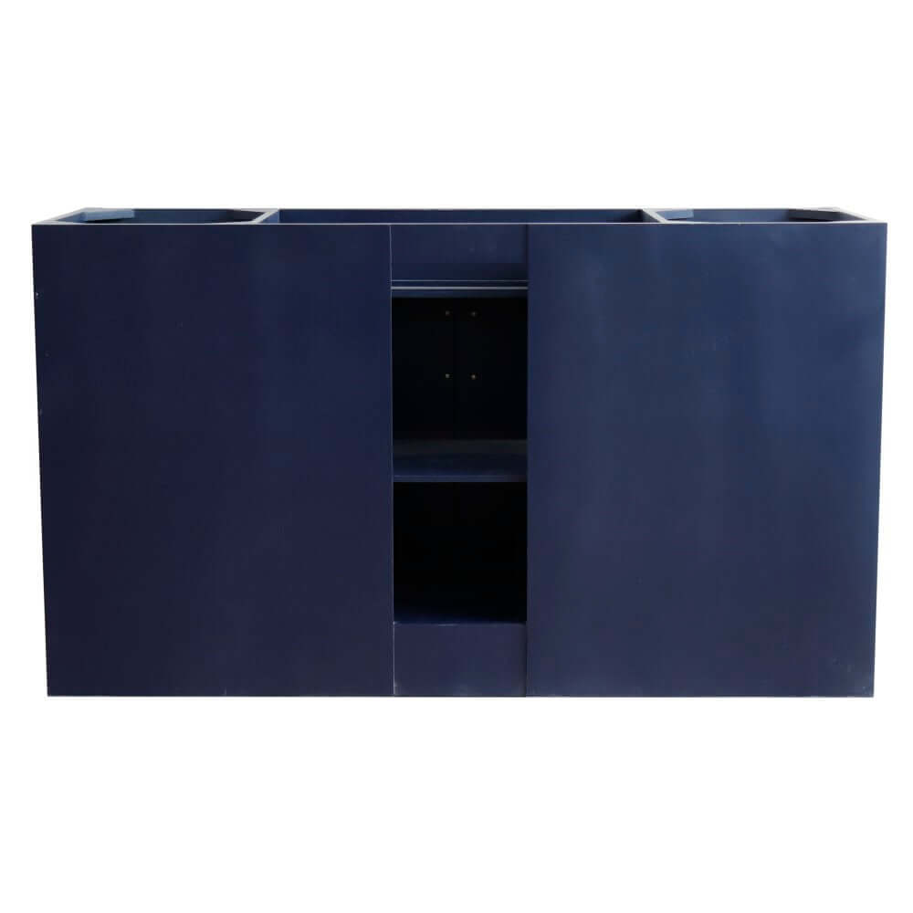 60" Single sink vanity in Blue finish - cabinet only - 400700-60S-BU