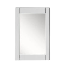 Load image into Gallery viewer, 24&quot; Wood Frame Mirror in White - 400700-M-24WH