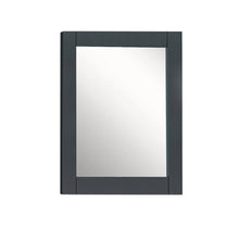 Load image into Gallery viewer, 28&quot; Wood Frame Mirror in Dark Gray - 400700-M-28DG