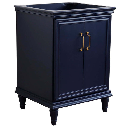 24" Single vanity in Blue finish- cabinet only - 400800-24-BU