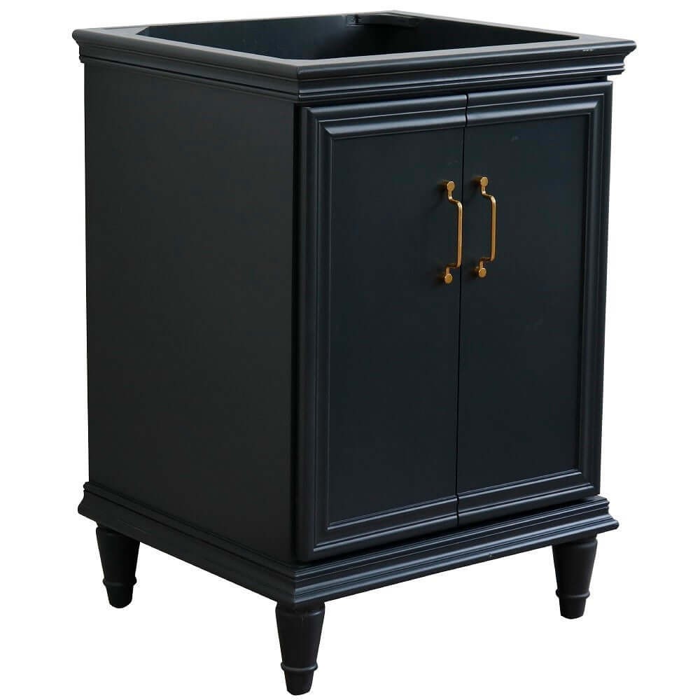 24" Single vanity in Dark Gray finish- cabinet only - 400800-24-DG