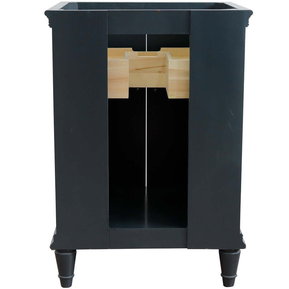 24" Single vanity in Dark Gray finish- cabinet only - 400800-24-DG