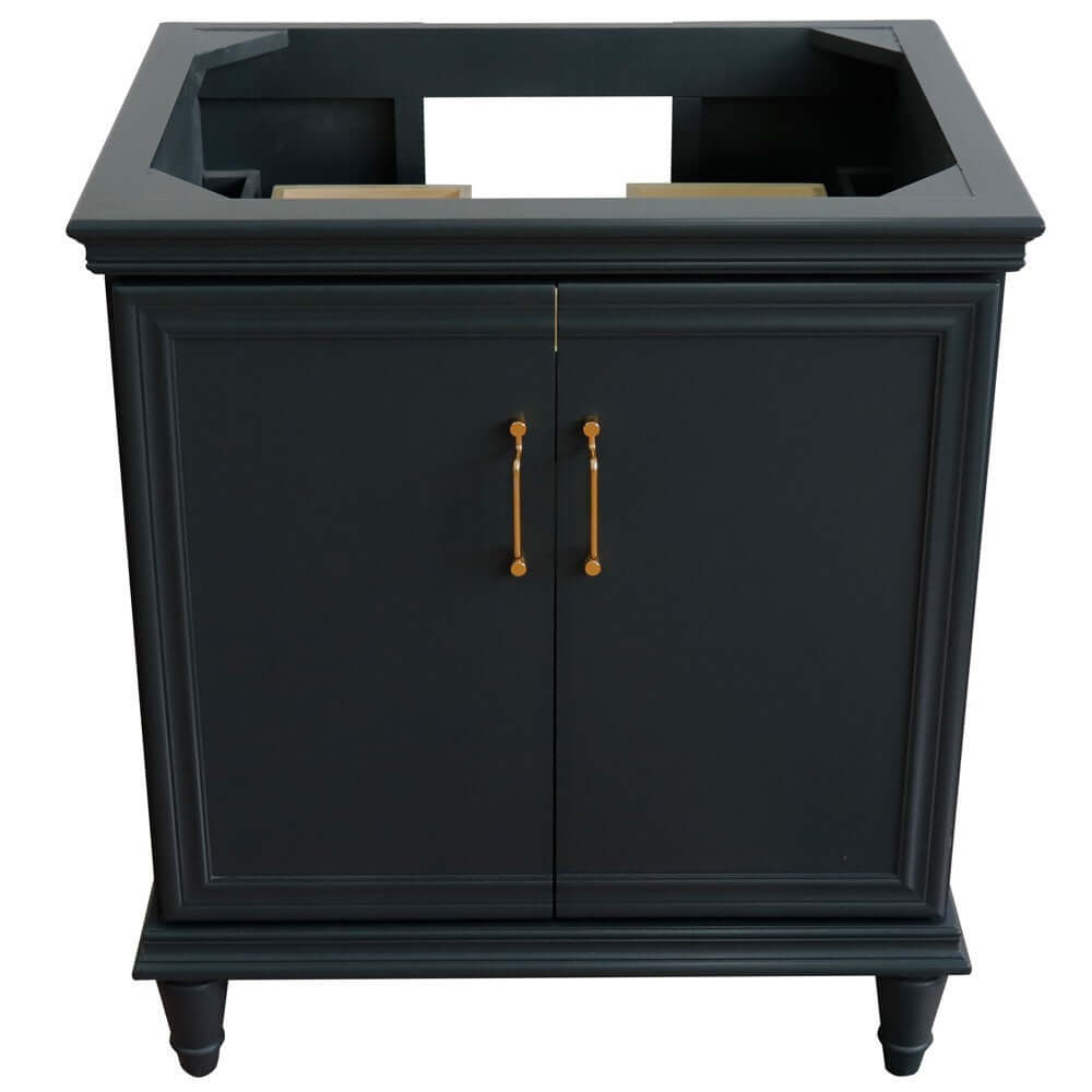 30" Single vanity in Dark Gray finish- Cabinet only - 400800-30-DG