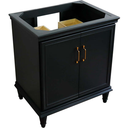 30" Single vanity in Dark Gray finish- Cabinet only - 400800-30-DG