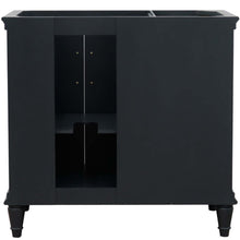 Load image into Gallery viewer, 36&quot; Single vanity in Dark Gray finish- right door- cabinet only - 400800-36R-DG