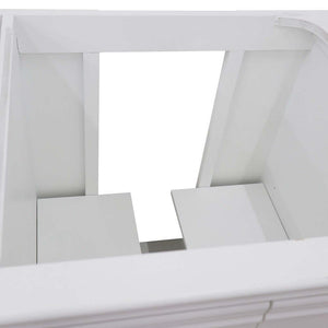 36" Single vanity in White finish- right door- cabinet only - 400800-36R-WH