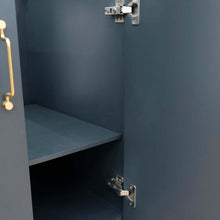 Load image into Gallery viewer, 37&quot; Single vanity in Dark Gray finish with White quartz and round sink- Left door/Left sink - 400800-37L-DG-WERDL