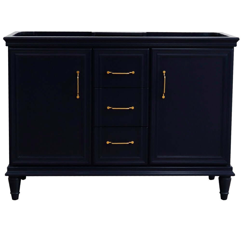 48" Double vanity in Blue finish- cabinet only - 400800-48D-BU