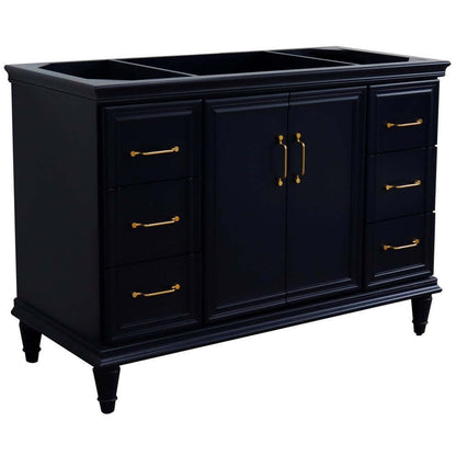 48" Single vanity in Blue finish- cabinet only - 400800-48S-BU