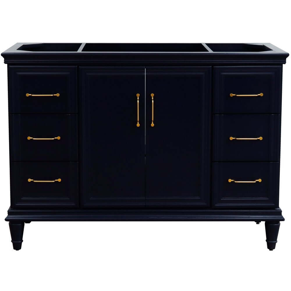 48" Single vanity in Blue finish- cabinet only - 400800-48S-BU