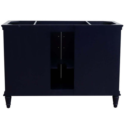 48" Single vanity in Blue finish- cabinet only - 400800-48S-BU