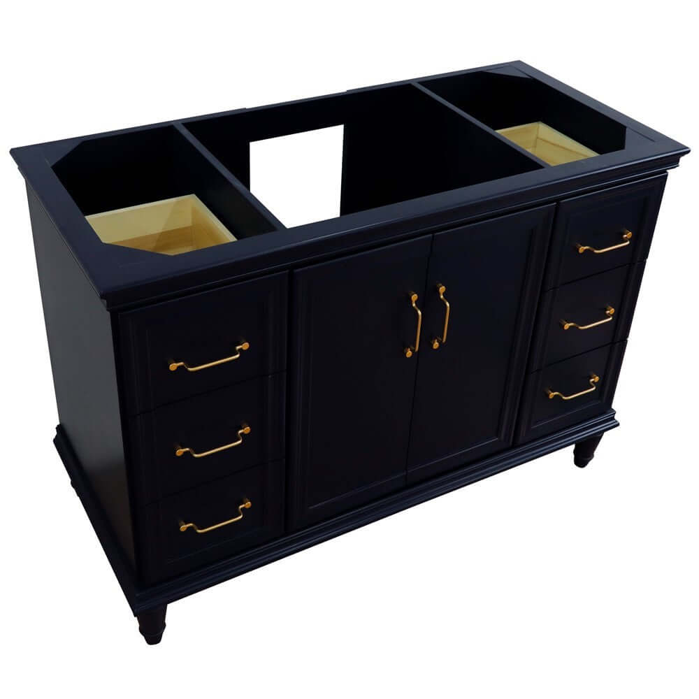 48" Single vanity in Blue finish- cabinet only - 400800-48S-BU