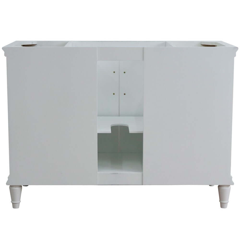 48" Single vanity in White finish- cabinet only - 400800-48S-WH