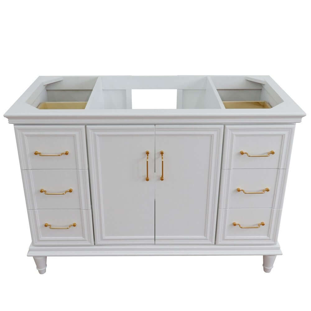 48" Single vanity in White finish- cabinet only - 400800-48S-WH