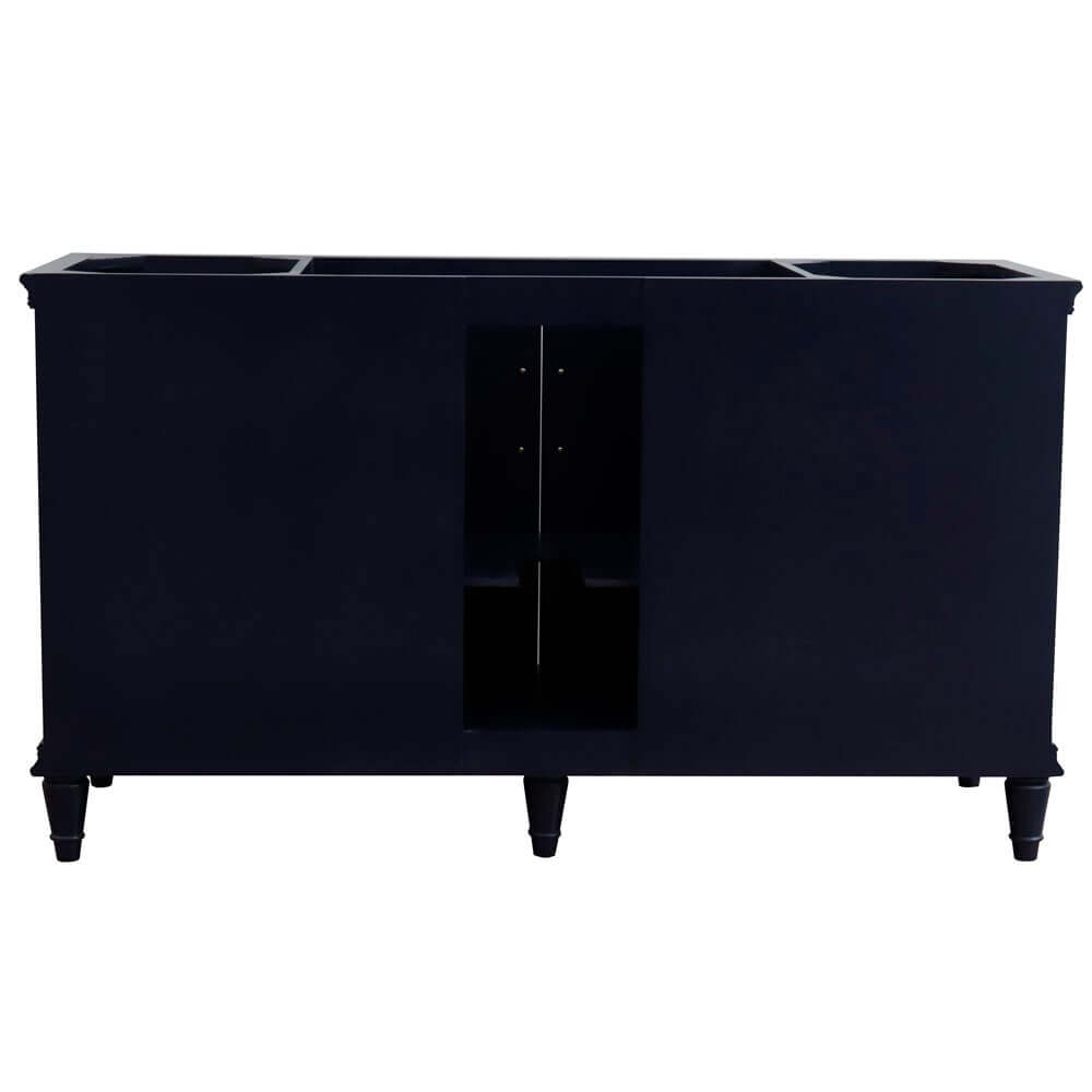 60" Single vanity in Blue finish- cabinet only - 400800-60S-BU