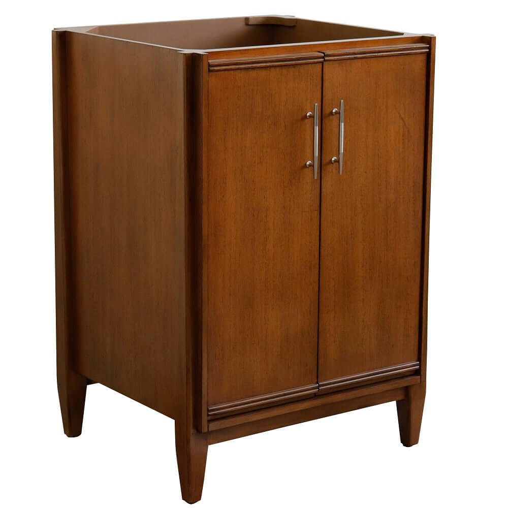 24" Single sink vanity in Walnut finish - cabinet only - 400901-24-WA