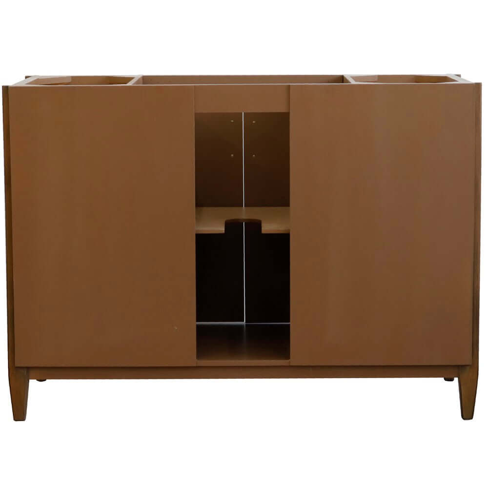 48" Single sink vanity in Walnut finish - cabinet only - 400901-48S-WA