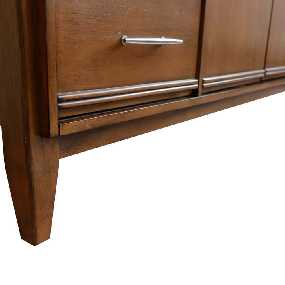 60" Single sink vanity in Walnut finish - cabinet only - 400901-60S-WA