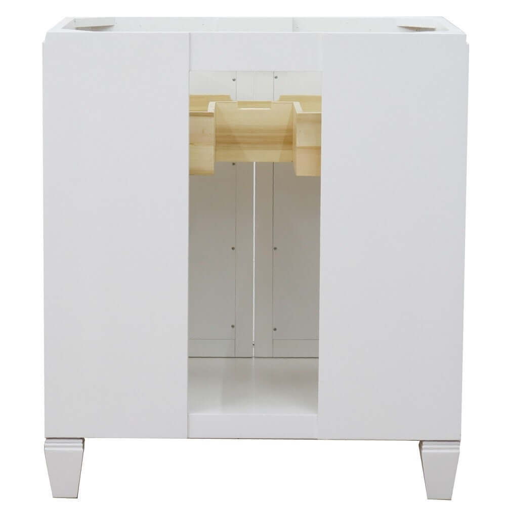 30" Single sink vanity in White finish - cabinet only - 400990-30-WH