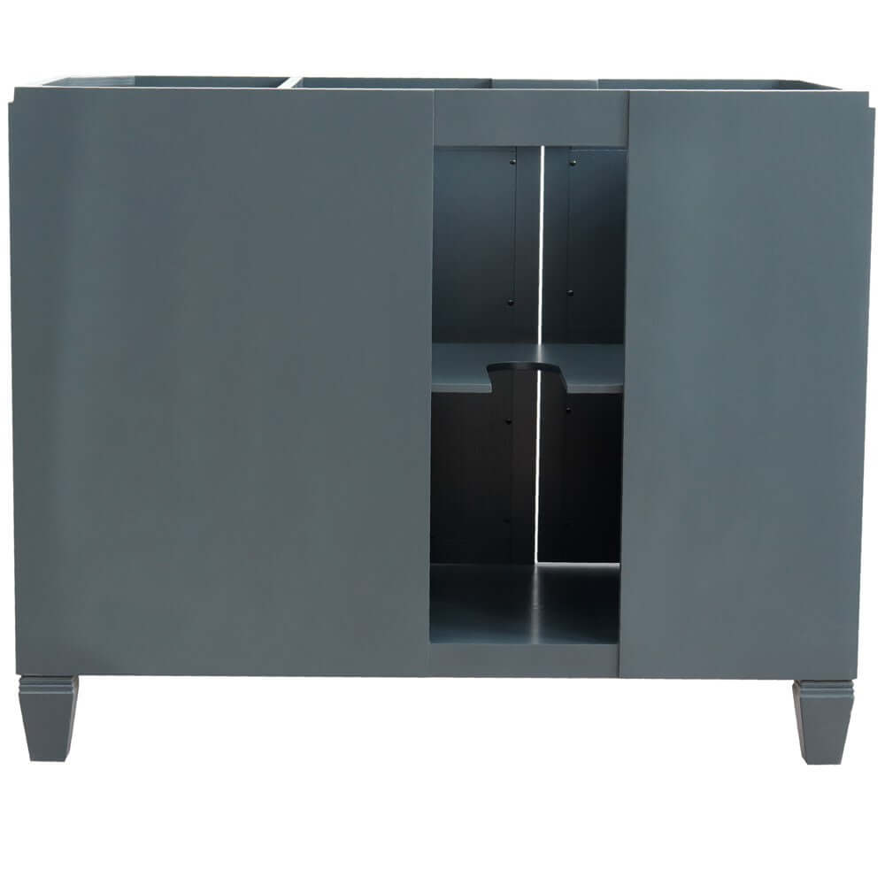 42" Single sink vanity in Dark Gray finish - Left door- Cabinet only - 400990-42L-DG