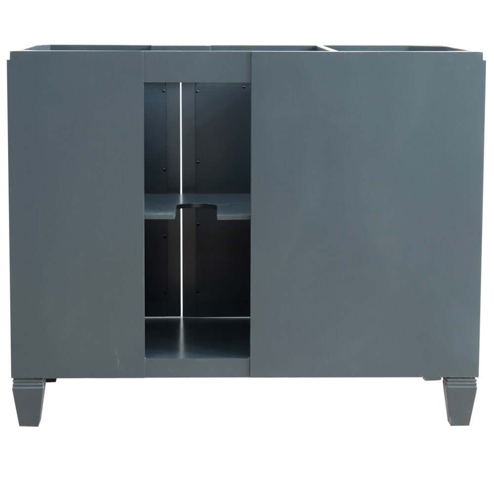 42" Single sink vanity in Dark Gray finish - Right door- Cabinet only - 400990-42R-DG