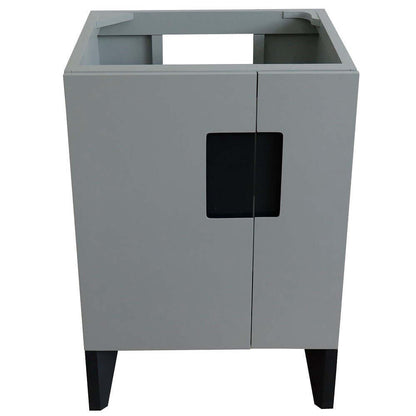 24" Single sink vanity in Light Gray finish - cabinet only - 408800-24-LG