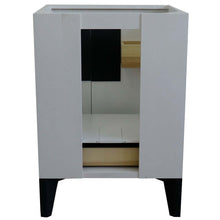 Load image into Gallery viewer, 25&quot; Single sink vanity in White finish with White quartz and round sink - 408800-25-WH-WERD