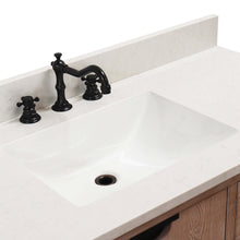Load image into Gallery viewer, 49 in. Single Sink Vanity in Weathered Neutral with Engineered Quartz Top - 4922-MT3-AQ