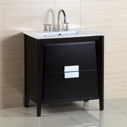 30-inch Single sink vanity - 500410-ES-WH-30