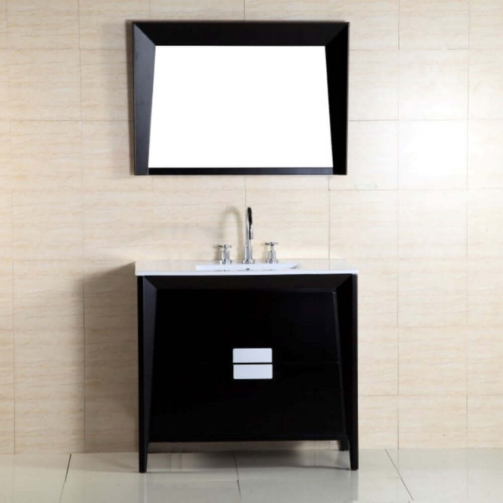 36-inch Single sink vanity - 500410-ES-WH-36